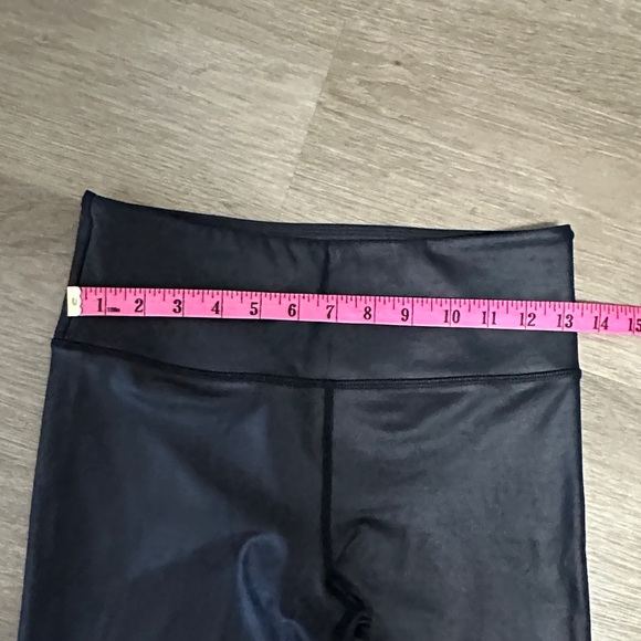 ZYIA Metallic Black Leggings - Picture 3 of 5